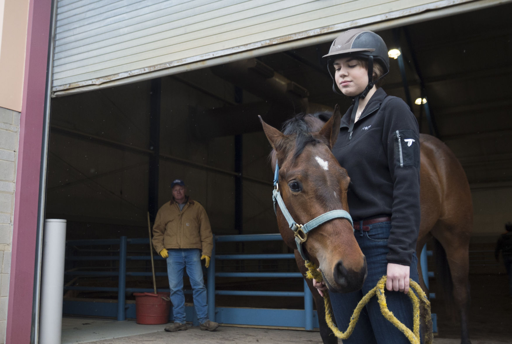 Penn State Horse Training Class, Kaitlyn Murphy and Tango